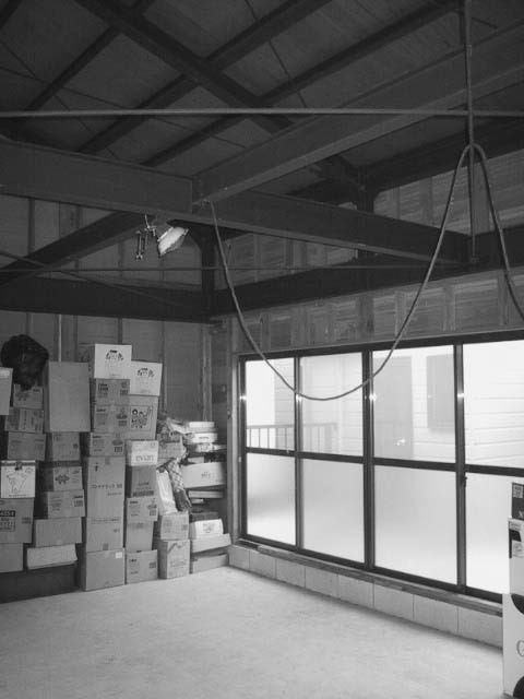 大阪の建築家・中平勝が設計した鉄骨造倉庫のリノベーション・Before