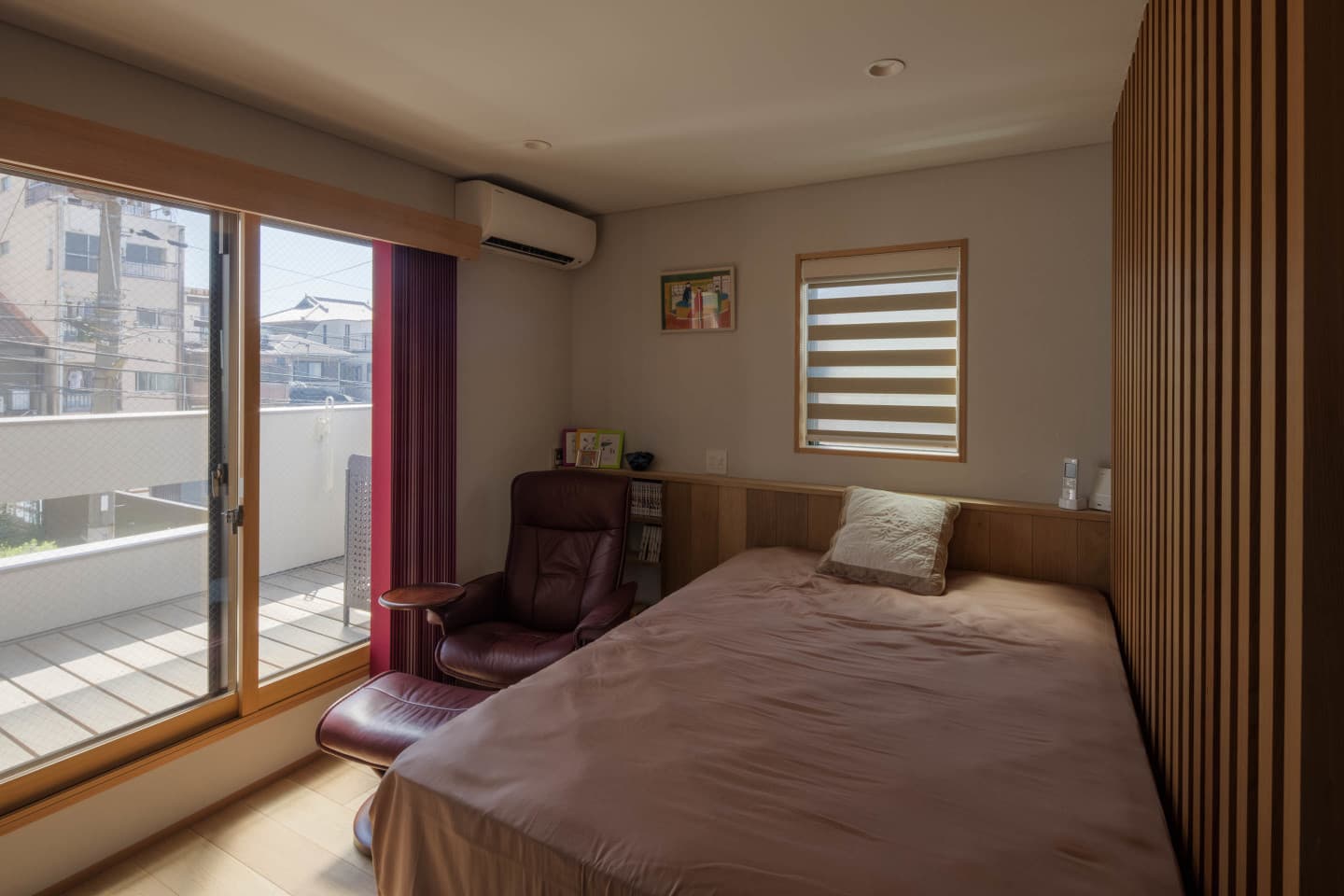 大阪の建築家・中平勝が設計したシニアリフォームの寝室