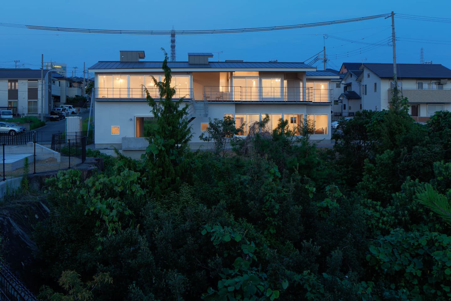 大阪の建築家・中平勝が設計した眺めの良い住宅