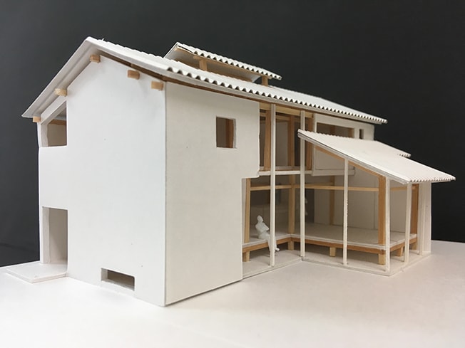 大阪の建築家が設計した土間のある住宅