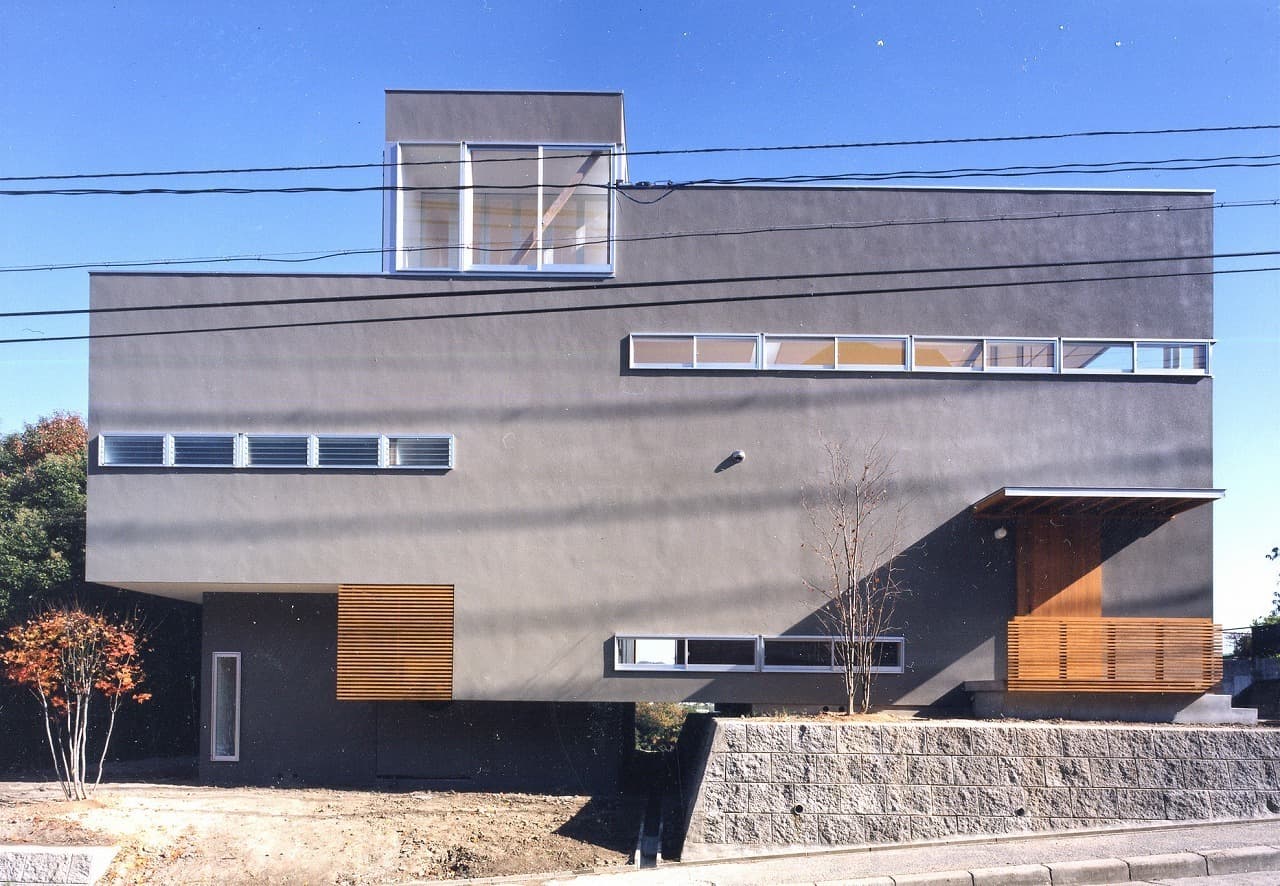 大阪の建築家・中平勝が設計した和歌山市に建つ木造住宅の外観
